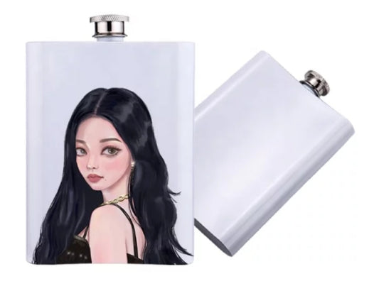 8 oz Stainless Steel Flask Sublimation Blank Flask Tumbler